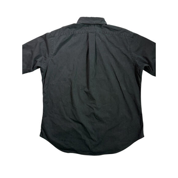 Ralph Lauren Men's Black Long Sleeve Button Down Shirt Purple Pony Size Large - Picture 2 of 12